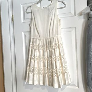 Petite midi dress with a beautifully detailed skirt!